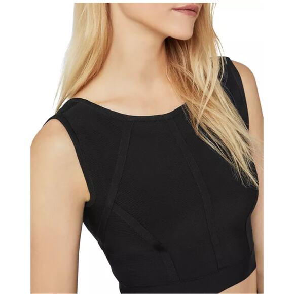 BCBG Fenella Crop Top, Black, Size Small, NWT - Picture 7 of 7
